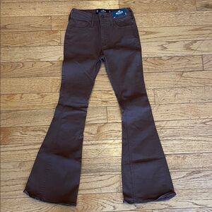 Hollister Women's Brown Flare Jeans